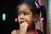 Mädchen in Kuba
