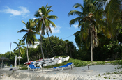 Hotelboote in Varadero auf Kuba