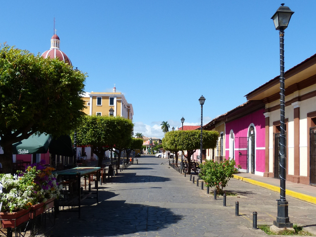 Die Calzada Straße in Granada