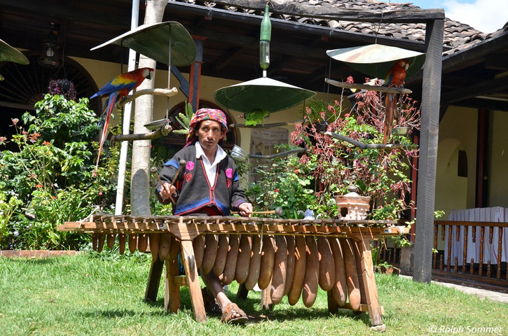 Marimbaspieler im Maya Inn in Chichicastenango