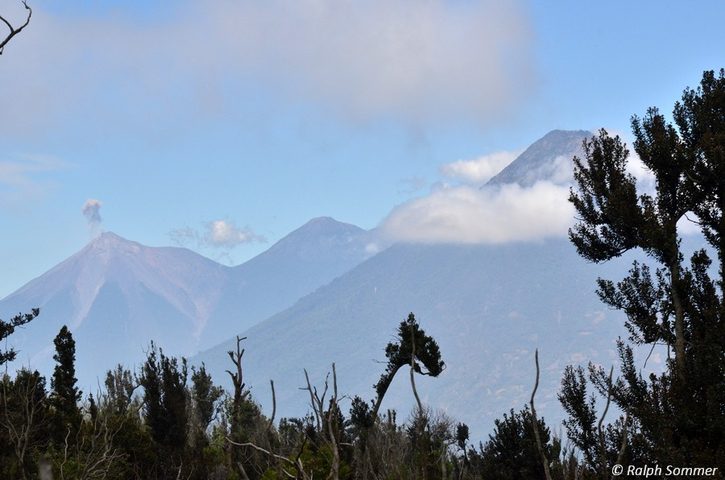 Vulkansicht in Guatamala