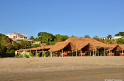 Strandhütten am Playa Pochomil