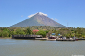 Dorf Moyogalpa und Vulkan Concepción auf Ometepe