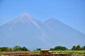 Vulkan El Fuego und Vulkan Acatenango