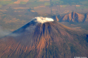 Flug über Vulkan San Cristóbal