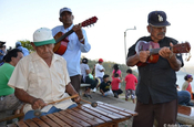 Musikanten beim Kratersee Apoyo