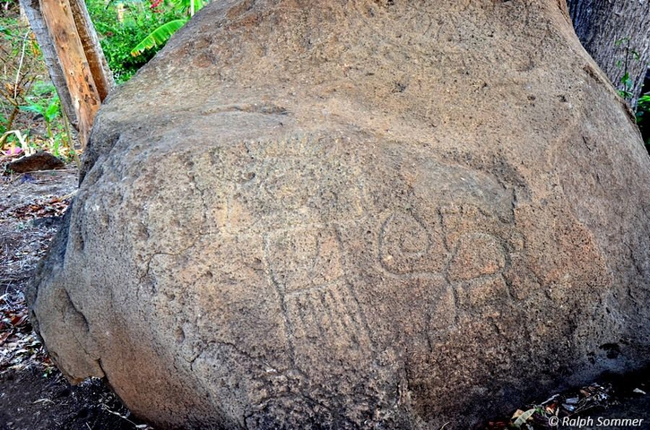 Petroglyphen auf Insel Ometepe Nicaragua
