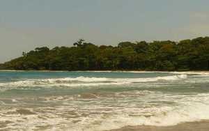 Karibikstrand bei Puerto Limón in Costa Rica