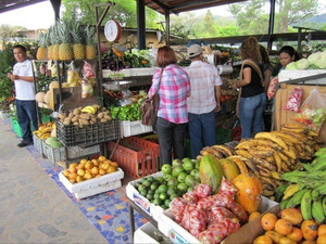 Wochenmarkt in El Valle