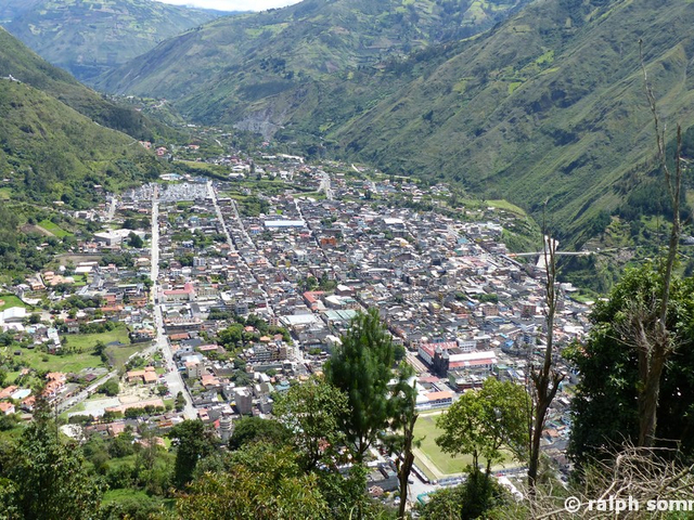 Blick auf Baños