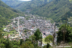 Blick auf Baños