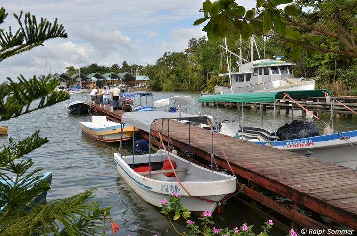 Yachthafen im Río Dulce