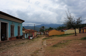 Straße aus Pflastersteinen in Trinidad Kuba