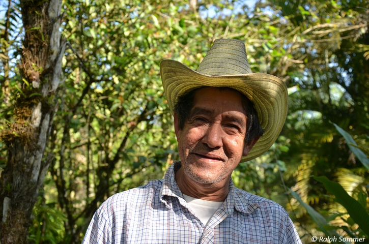 Gärtner Juan Vivero in Alta Verapaz
