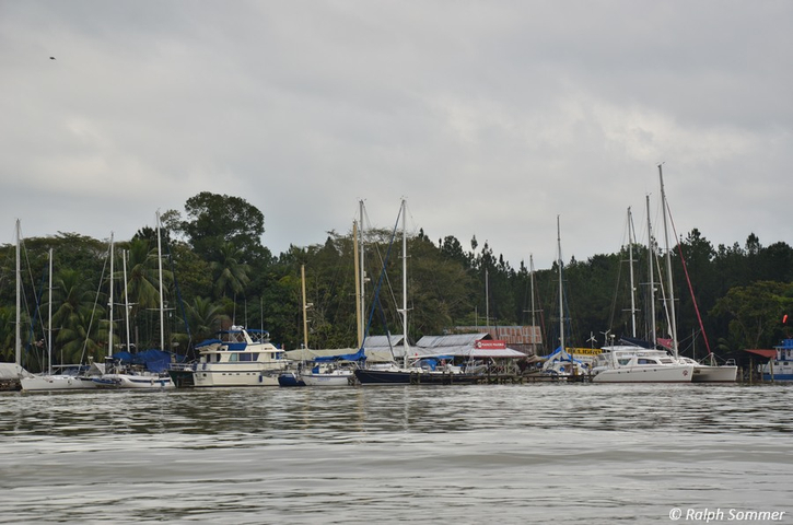 Yachthafen im Río Dulce