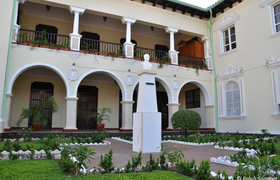 Innenhof in León in Nicaragua