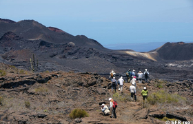 Wanderung auf dem Chico Vulkan, Galapagos
