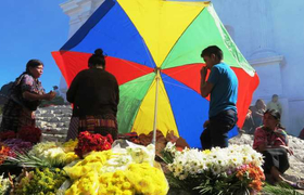 Blumenverkaufsstand