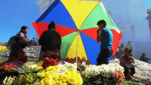 Blumenverkaufsstand