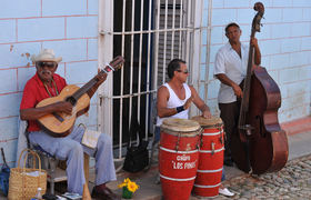 kubanische Straßenmusiker