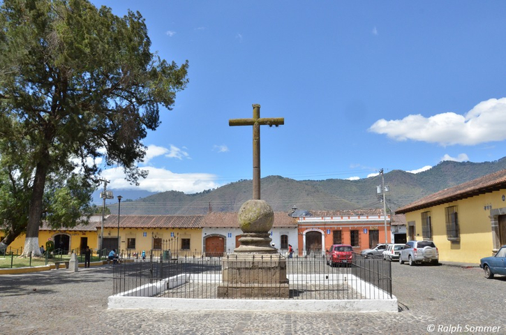 Plaza vor der Kirche La Merced in Antigua