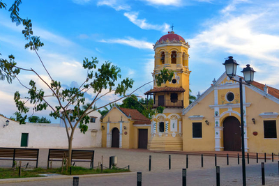 Iglesia Santa Bárbara Mompox Kolumbien