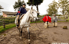 Reitplatz der Hazienda La Alegría