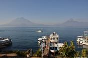 Vulkane Toliman und San Pedro am Atitlansee