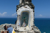 Aussichtspunkt mit Heiligenschrein Cabo de la Vela