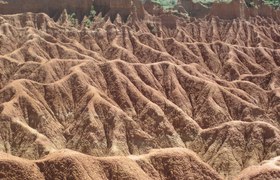Erosionen in der Tatacoa Wüste Kolumbien