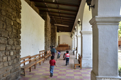 Innenhof Kirche Santiago de Atitlan