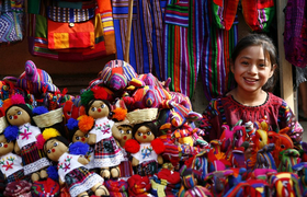 Puppenverkäuferin Guatemala