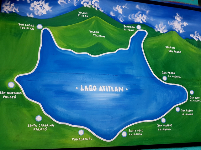 Lageplan Atitlan See
