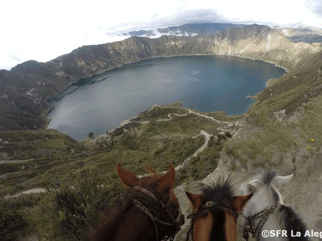 Ritt am Kratersee Quilotoa