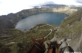 Ritt am Kratersee Quilotoa