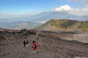 Rückweg vom Vulkan Pacaya