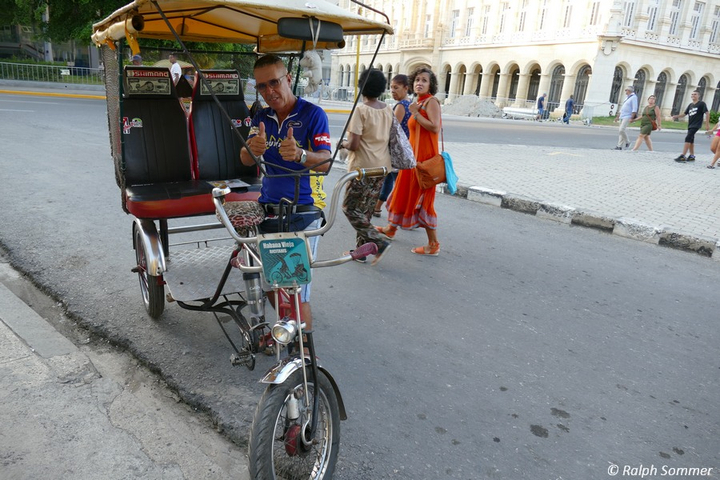 Fahrradtaxi in Havanna