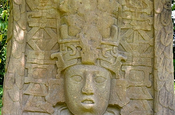 Nahansicht der Maya Stele