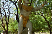 Denkmal Indigener in Viejo León Nicaragua