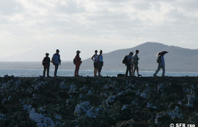 Wanderung in Las Tintoreras, Galapagos