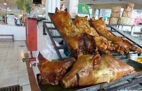 Spanferkel in Sangolqui 