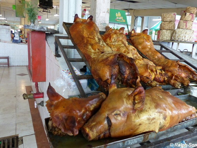 Spanferkel in Sangolqui 