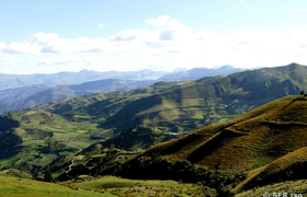 Landschaft beim Quilotoa