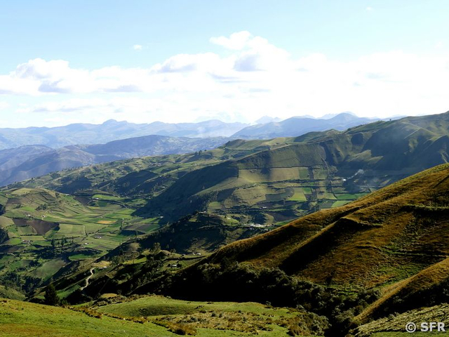 Landschaft beim Quilotoa