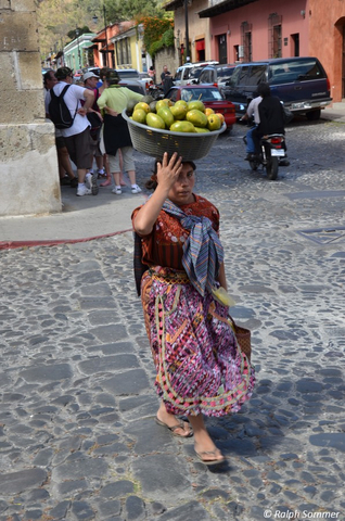 Mangoverkäuferin