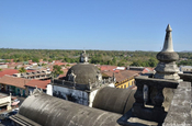 Auf dem Dach der Kathedrale León