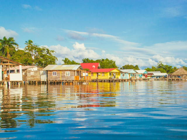 Strandhäuser am Bocas del Toro 