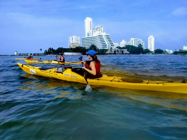 Kayaking vor Cartagena