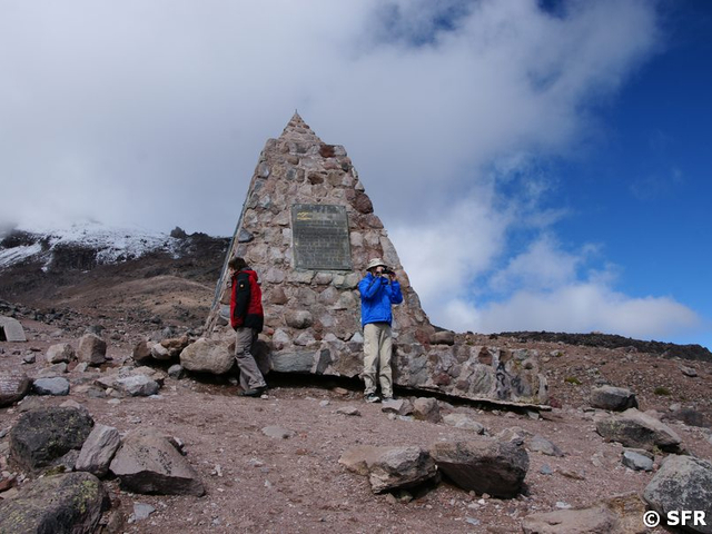 Wanderer am Chimborazo