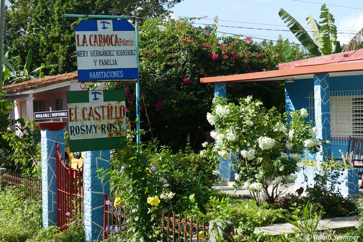 Privatunterkunft Casa Particular in Viñales auf der Insel Kuba in Lateinamerika